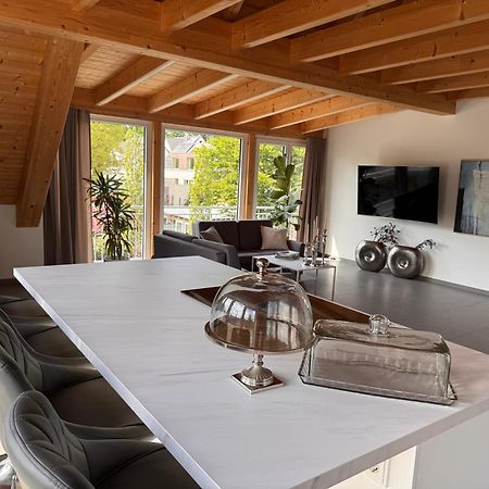 Moderne Ferienunterkunft/Wohnung Burgthann Exteriör bild