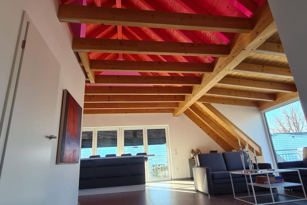 Moderne Ferienunterkunft/Wohnung Burgthann Exteriör bild