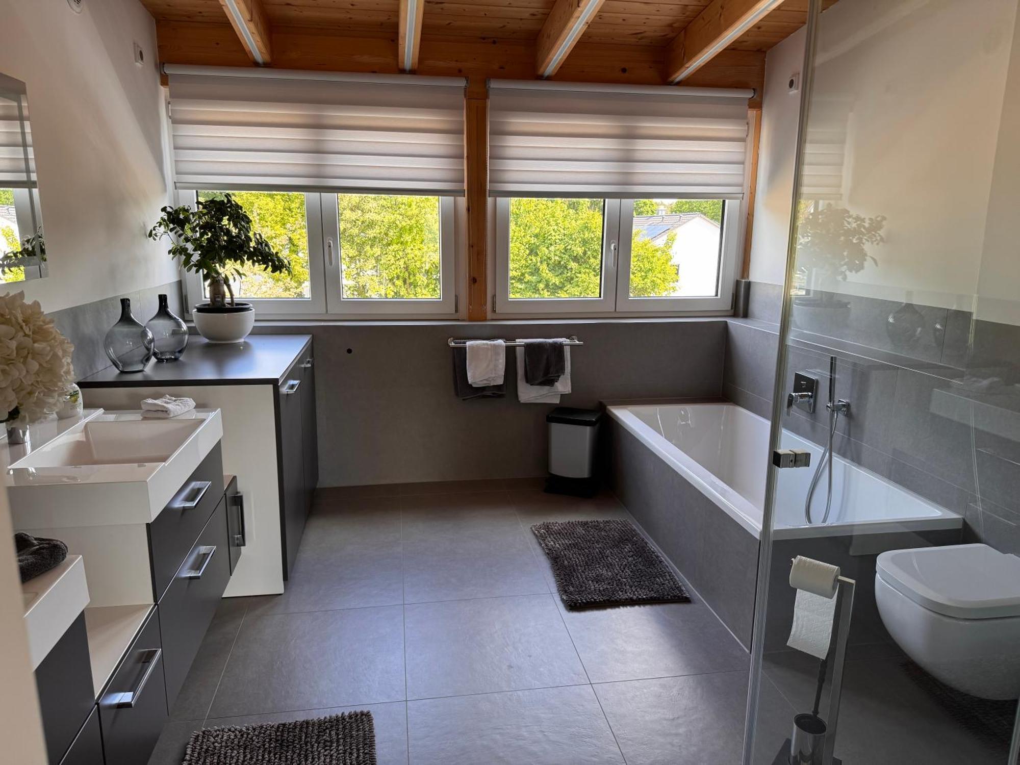 Moderne Ferienunterkunft/Wohnung Burgthann Exteriör bild